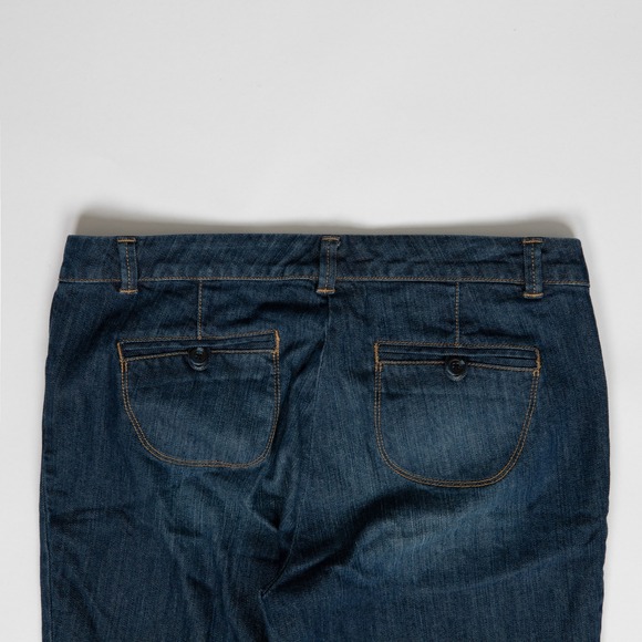 New York & Company Women's Size 10‎ Blue Low Rise Skinny Flare Jeans - Picture 8 of 12